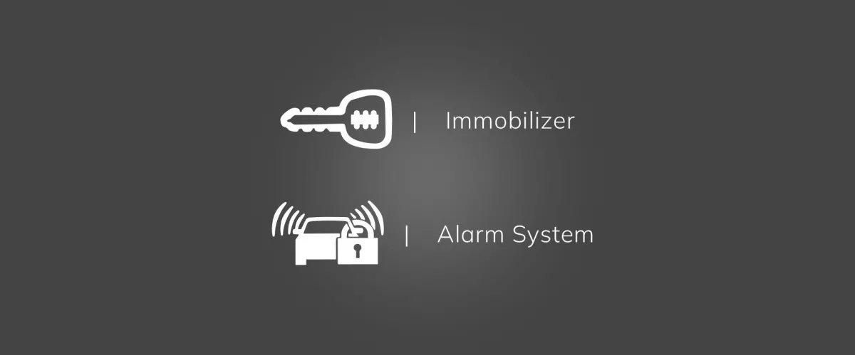 Immobilizer & Alarm System
All New Honda Accord telah dilengkapi fitur Immobilizer untuk menunjang keamanan mobil Anda. Immobilizer bekerja dengan sistem enkripsi elektronik yang unik, sehingga mobil Anda hanya dapat dinyalakan dengan kunci asli.
Untuk menambah keamanan, All New Honda Accord juga telah dilengkapi Alarm yang akan langsung berbunyi saat ada yang mencoba membuka pintu secara paksa.
