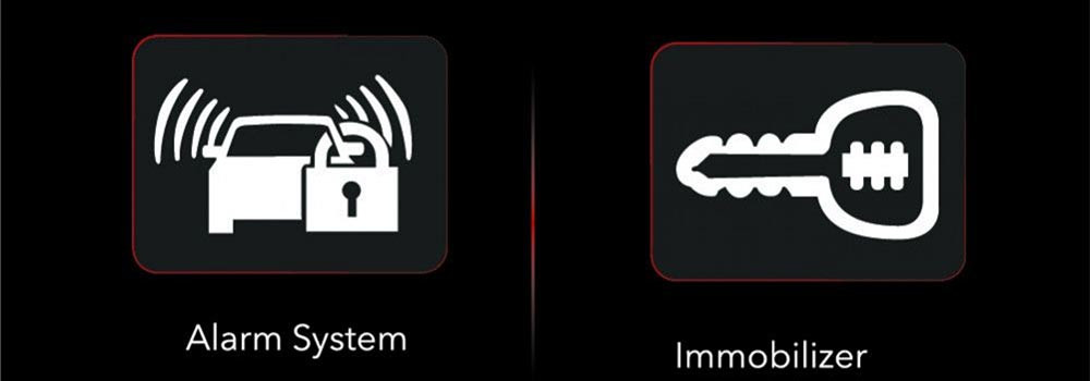 Immobilizer & Alarm System
New Honda City telah dilengkapi fitur Immobilizer untuk menunjang keamanan mobil Anda. Immobilizer bekerja dengan dengan sistem enkripsi elektronik yang unik, sehingga mobil Anda hanya dapat dinyalakan dengan kunci asli.
Untuk menambah keamanan, New Honda City juga telah dilengkapi Alarm yang akan langsung berbunyi saat ada yang mencoba membuka pintu secara paksa.