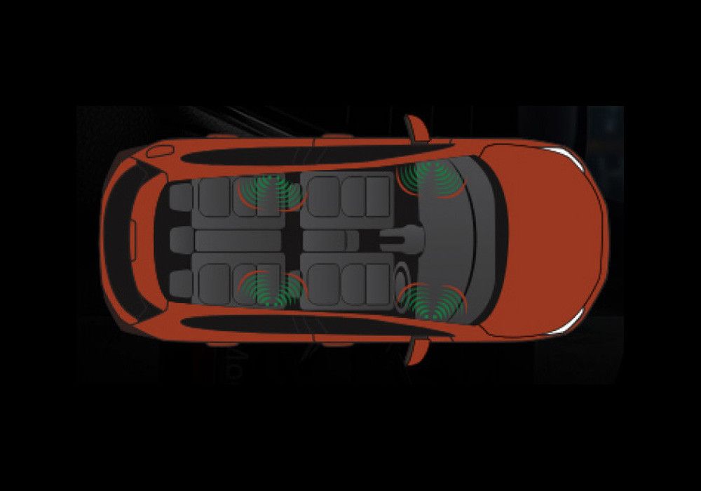 8 Speakers
Nikmati kualitas suara yang jernih dan terasa nyata melalui 8 buah speaker yang terdapat pada kabin bagian depan dan belakang Honda City Hatchback RS.
Kini, mendengarkan lagu atau siaran radio kesukaan Anda terasa lebih maksimal.